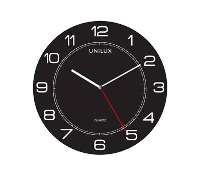 Orologio da parete Mega diametro 57,5 cm nero Unilux 400094568 - 9067
