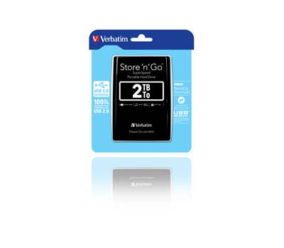Hard disk portatile - Store 'N'Go Usb 3.0 - Nero - 2Tb - Verbatim - 53177 - 23942531777 - DMwebShop