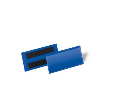 Buste identificative magnetiche - 10 x 3,8 cm - blu - conf. 50 pezzi - Durable - 1741-07 - 4005546109008 - DMwebShop