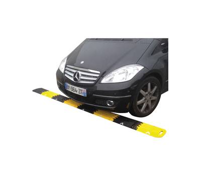Rallentatore di velocita' portatile - lunghezza 300 cm - giallo-nero - Cartelli Segnalatori - DATV250 - 3321360015273 - DMwebShop