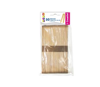 Stecca in legno - 18 x 150 mm - CWR - conf. 50 pezzi - Deco - 11690 - 8004957998191 - DMwebShop