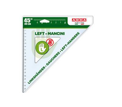 Squadra per Mancini - 45 gradi - 30 cm - Arda - 28730MAN - 8003438021618 - DMwebShop