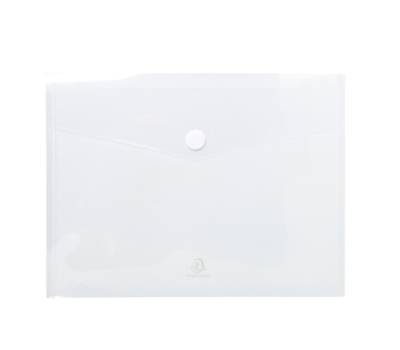 Busta a tasca con chiusura in velcro - PPL - 24 x 32 cm - trasparente - conf. 5 pezzi - Exacompta - 56421E - 3130630564218 - DMwebShop