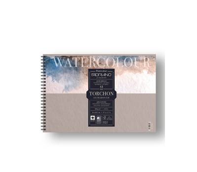 Blocco Watercolour Torchon - 21 x 29,7 cm - 12 fogli - 300 gr - spiralato - conf. 5 pezzi - Fabriano - 19100280 - 8001348197218 - DMwebShop