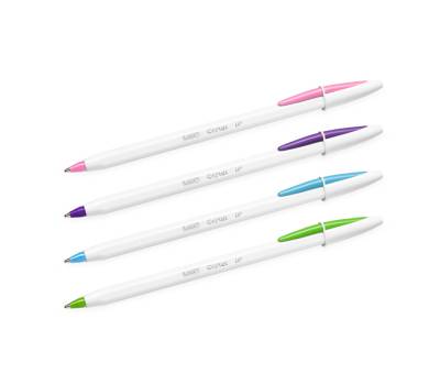 Penna a sfera Cristal Up con cappuccio - punta media 1,2 mm - fun - conf. 20 pezzi - Bic - 950446 - 3086123498341 - DMwebShop