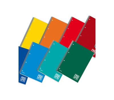 Blocco One Color 4 x 4 - A4+ - forato - 5 mm - 120 fogli - 80 gr - spiralato - conf. 3 pezzi - Blasetti - 6428. - 8007758164284 - DMwebShop