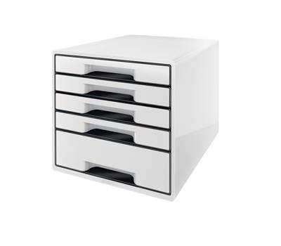 Cassettiera Drawer Cabinet Cube 5 - 28,7 x 27 x 36,3 cm - bianco - Leitz - 52531001 - 4002432115495 - DMwebShop