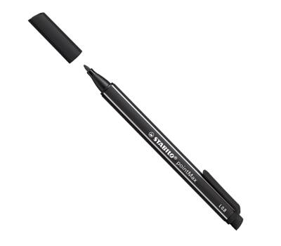 Pennarello PointMax punta feltro - punta 0,8 mm - nero - conf. 10 pezzi - Stabilo - 488/46 - 4006381503419 - DMwebShop
