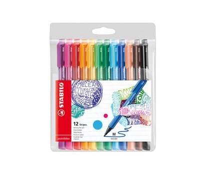 Pennarello PointMax punta feltro - punta 0,8 mm - astuccio 12 colori assortiti - Stabilo - 488/12-01 - 4006381503679 - DMwebShop Pennarello PointMax punta feltro - punta 0,8 mm - astuccio 12 colori assortiti - Stabilo - 488/12-01 - 4006381503679 - DMwebShop