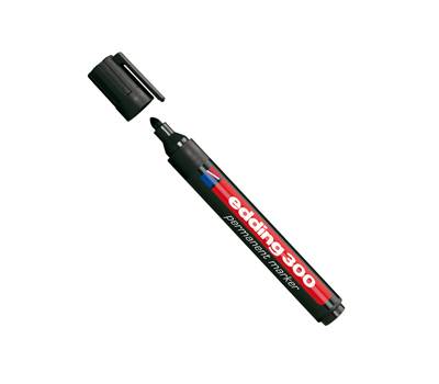 Marcatore permanente 300 - punta conica - 1,5 - 3 mm - nero - conf. 10 pezzi - Edding - 4300001 - 4004764390564 - DMwebShop
