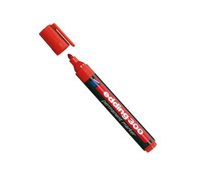 Marcatore permanente 300 - punta conica - 1,5 - 3 mm - rosso - conf. 10 pezzi - Edding - 4300002 - 4004764390571 - DMwebShop