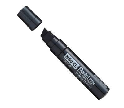 Marcatore permanente N50XL - punta scalpello - nero - Pentel - N50XL-A - 884851030016 - DMwebShop