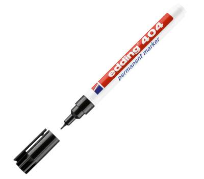 Marcatore permanente 404 - punta extra-fine - 0,75 mm - nero - conf. 10 pezzi - Edding - 4-404001 - 4004764028313 - DMwebShop
