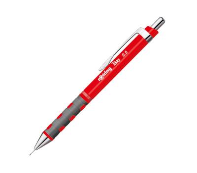 Portamine - mina 0,5 mm - tikky - fusto rosso - Rotring - 1904699 - 3501170770542 - DMwebShop