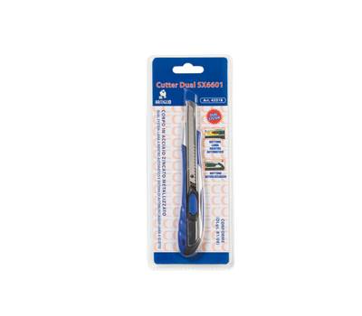 Cutter Dual System SX 6601 - larghezza lama 9 mm - Artiglio - Iternet - 4321B - 8028422543211 - DMwebShop Cutter Dual System SX 6601 - larghezza lama 9 mm - Artiglio - Iternet - 4321B - 8028422543211 - DMwebShop
