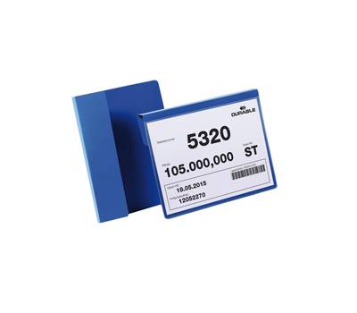Buste identificative con aletta pieghevole - A5 - orizzontale (21 x 14,8 cm) - conf. 50 pezzi - Durable - 1722-07 - 4005546981741 - DMwebShop