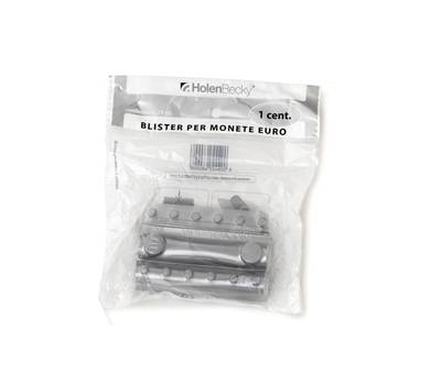 Portamonete - PVC - 1 cent - trasparente - blister 20 pezzi - Holenbecky - 8000/20 - 8028422680008 - DMwebShop