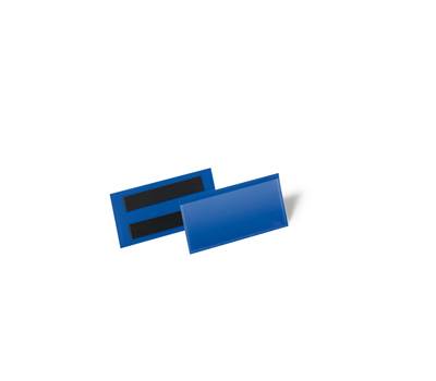 Buste identificative magnetiche 100 x 38 mm blu - 17870