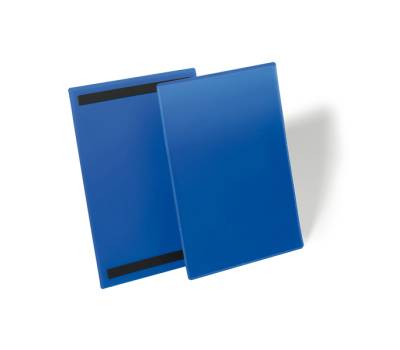 Buste identificative magnetiche A4 verticale blu - 17872