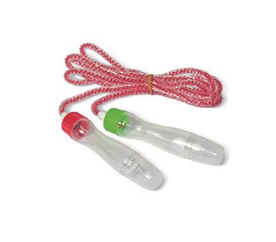 Corda per saltare lunghezza 2,48 mt impugnatura in plastica - 18666
