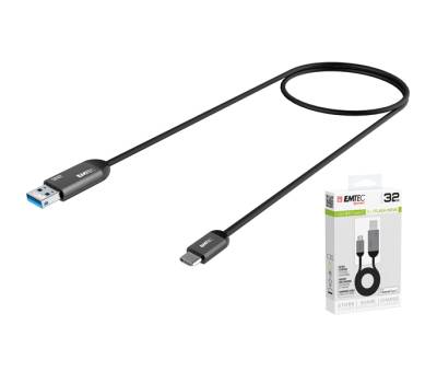 USB 3.1 Duo Type-C - Nero - 32 Gb - Emtec - ECMMD32GT753C - 3126170157782 - DMwebShop