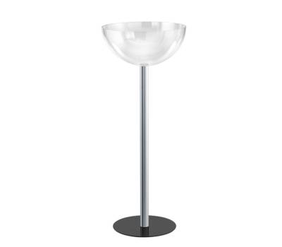 Espositore da terra con 1 semisfera contenitore diametro 50 cm altezza 96 cm Tecnostyl SPH401 F50 - 17838