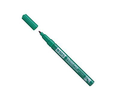 Marcatore permanente N50S punta tonda verde - 16429