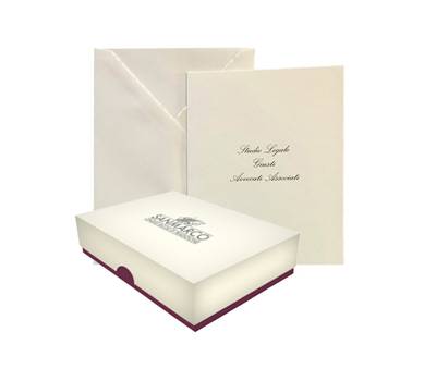 Scatola 50 biglietti partecipazione a libro busta Regina - 16525 Scatola 50 biglietti partecipazione a libro busta Regina - 16525