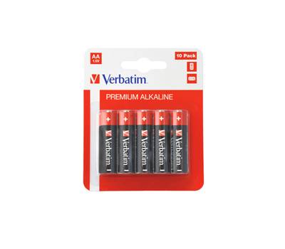 Blister 10 Pile alkaline Stilo AA - Verbatim - 49875 - 23942498759 - DMwebShop