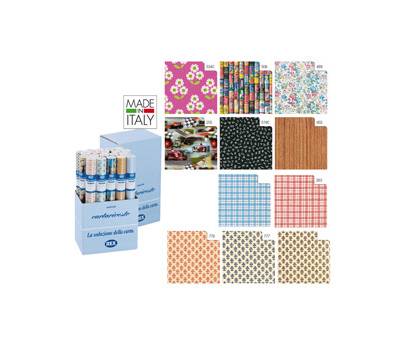 Rotoli Cartarivesto Rex 58 - lavabile - 50 x 500 cm - colori assortiti - conf. 50 pezzi - Rex Sadoch - X33X6-AP2 - 8006715066548 - DMwebShop