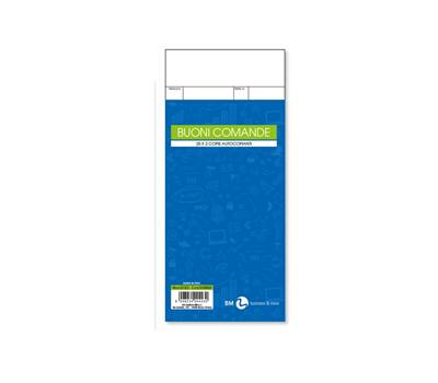 Blocco comande a 7 tagliandi - 10 x 22 cm - 25 x 2 cm - 25 fogli x 2 copie autoricalcanti - conf. 5 pezzi - BM - 0100423 - 8008234004230 - DMwebShop