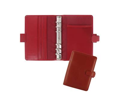 Organiser Metropol Personal - similpelle - rosso - 18,8 x 13,5 x 3,8 cm - Filofax - L026910 - 757286152885 - DMwebShop