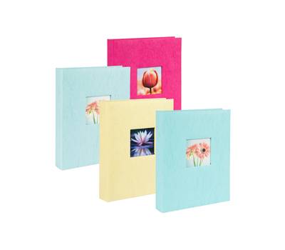 Album portafoto personalizzabile assortiti 24 x 31 cm 30 fogli in cartoncino con velina Lebez 80654 - 11375