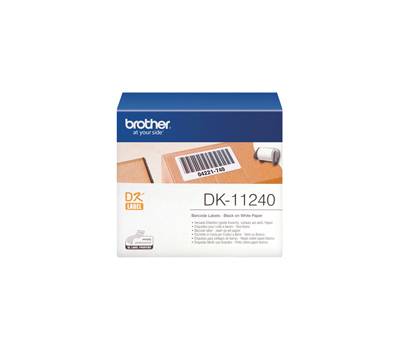 Etichette adesive 600 - 102 x 51 mm - nero-bianco - Brother - DK-11240 - 4977766646321 - DMwebShop