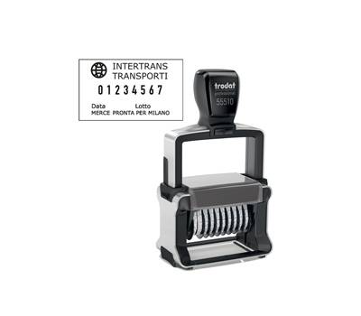 Timbro Professional 4,0,55510 PL Numeratore 10 colonne 5 mm autoinchiostrante - 2058
