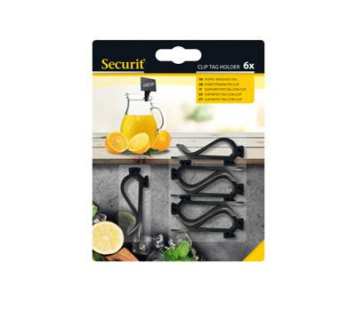 Supporti clip per targhette set 6 pezzi - 18720