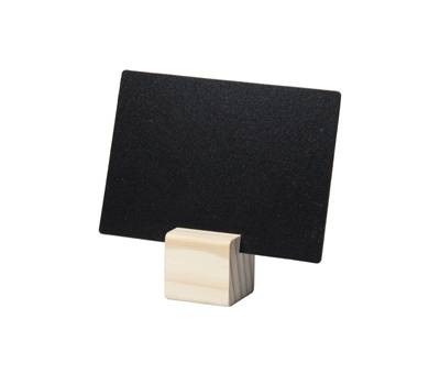 Supporti wood per targhette 6 targhette incluse set 12 pezzi - 18681