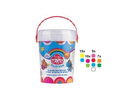 Vaso 100 salsicciotti glitter 50 gr - 18321