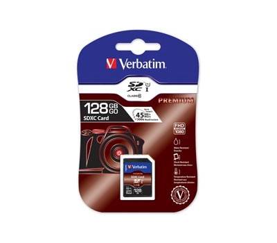 Scheda SDHC Premium SDXC Class 10/UHS-1 - 128 Gb Verbatim - 44025 - 23942440253 - DMwebShop