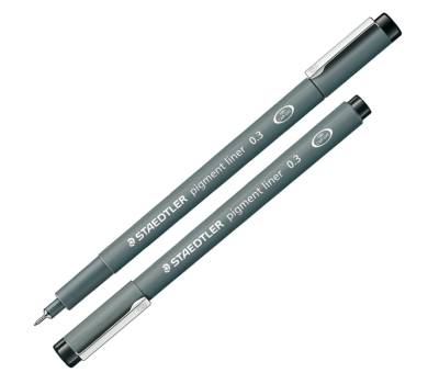 Pennarello Pigment Liner 308 - nero - 0,3 mm - conf. 10 pezzi - Staedtler - 308 03-9 - 4007817330418 - DMwebShop