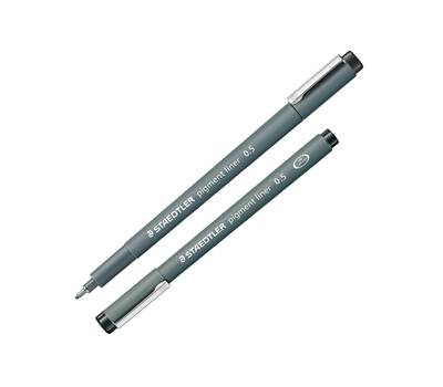 Pennarello Pigment Liner 308 - nero - 0,5 mm - conf. 10 pezzi - Staedtler - 308 05-9 - 4007817330432 - DMwebShop