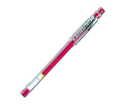 Penna a sfera Gel G Tec C4 - punta 0,4 mm - rosso - con cappuccio - Pilot - 011652 - 4902505139321 - DMwebShop