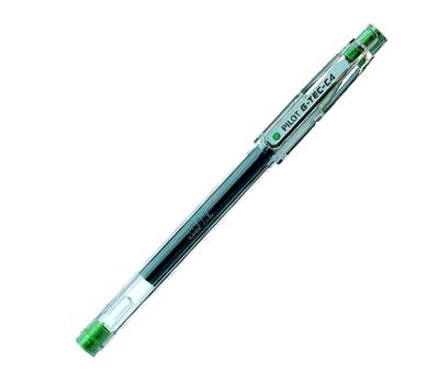 Penna a sfera Gel G Tec C4 - punta 0,4 mm - verde - con cappuccio - Pilot - 011653 - 4902505139345 - DMwebShop