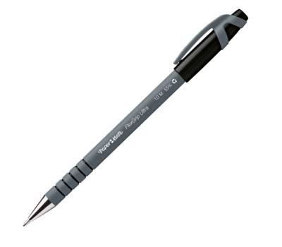 Penna a sfera con cappuccio Flexgrip Ultra - punta 1 mm - nero - conf. 12 pezzi - Papermate - S0190113 - 8008285096567 - DMwebShop