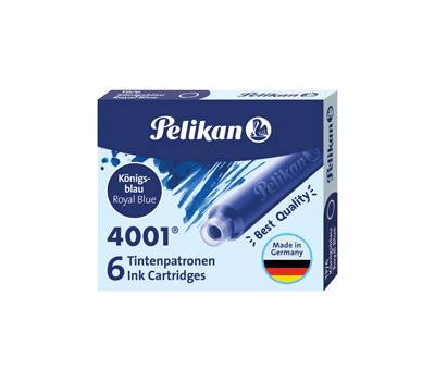 Cartucce inchiostro 4001 TP/6 - lunghezza 39 mm - blu - conf. 6 pezzi - Pelikan - 100401545 - 4012700301178 - DMwebShop