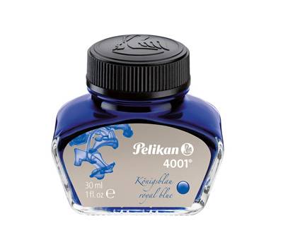Inchiostro stilografico 4001 - lunghezza 39 mm - blu - 30 ml - Pelikan - 100401543 - 4012700301017 - DMwebShop