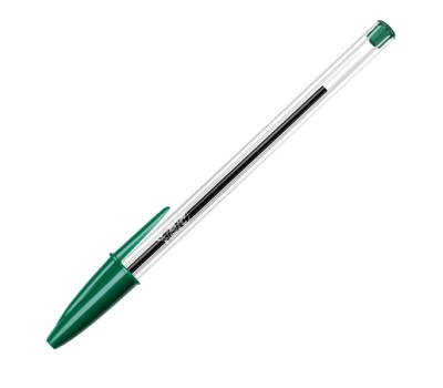 Penna a sfera Cristal - punta media 1 mm - verde - conf. 50 pezzi - Bic - 8373629 - 70330129641 - DMwebShop