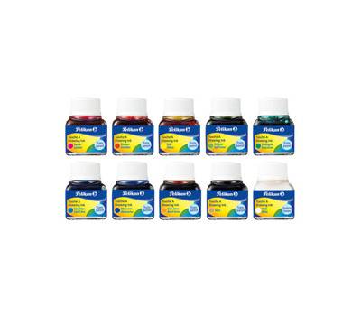 Inchiostro di china 523 - 10 ml - colori assortiti - conf. 10 pezzi - Pelikan - 400142561 - 36341A - DMwebShop
