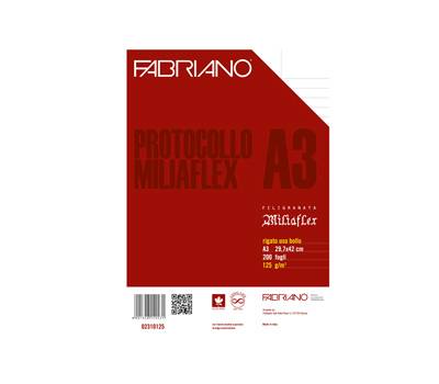 Foglio protocollo - A4 - uso bollo - 125 gr - conf. 200 pezzi - Fabriano - 19100755 - 8001348149231 - DMwebShop