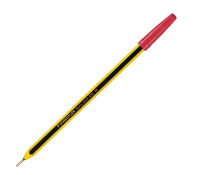 Penna a sfera Noris Stick - punta 1 mm - rosso - conf. 20 pezzi - Staedtler - 43402 - 4007817410998 - DMwebShop